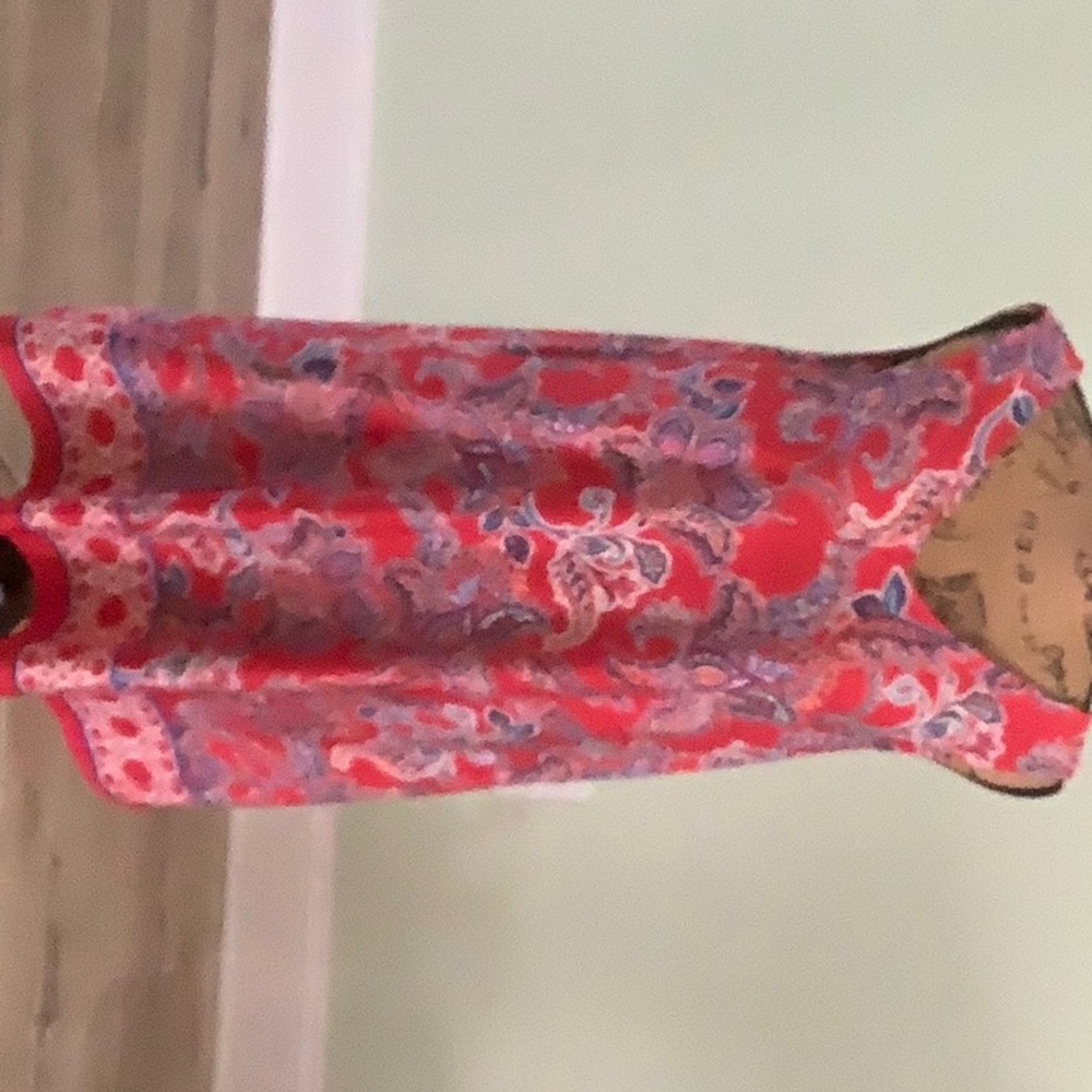 Dress, Apt 9 size medium. In good condition. Red with paisley.